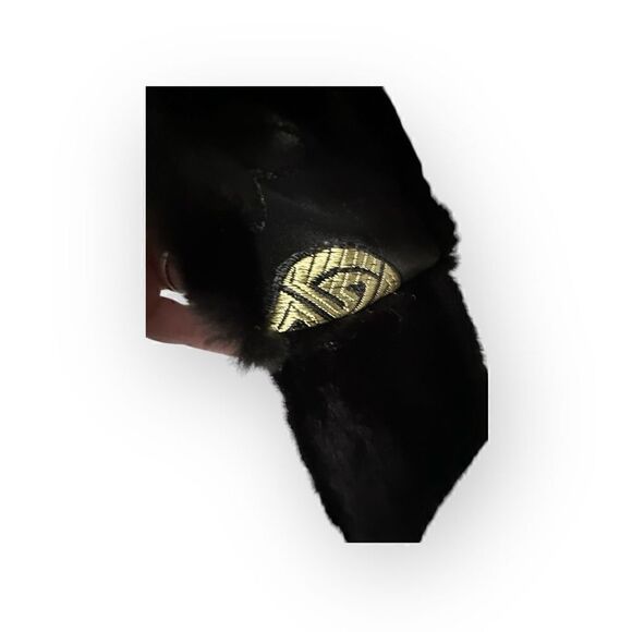 F.L.A.G. Accessories faux fur collar scarf black acrylic, polyester lining 4x28 - Picture 2 of 5